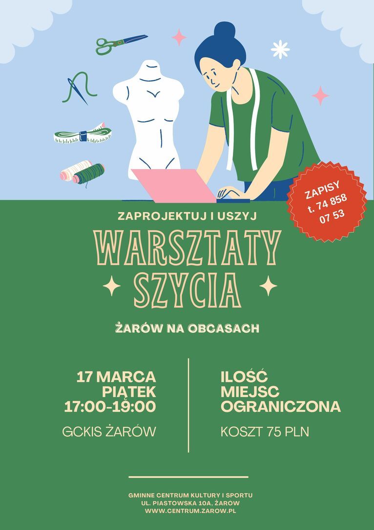 Żarów: Warsztaty krawieckie