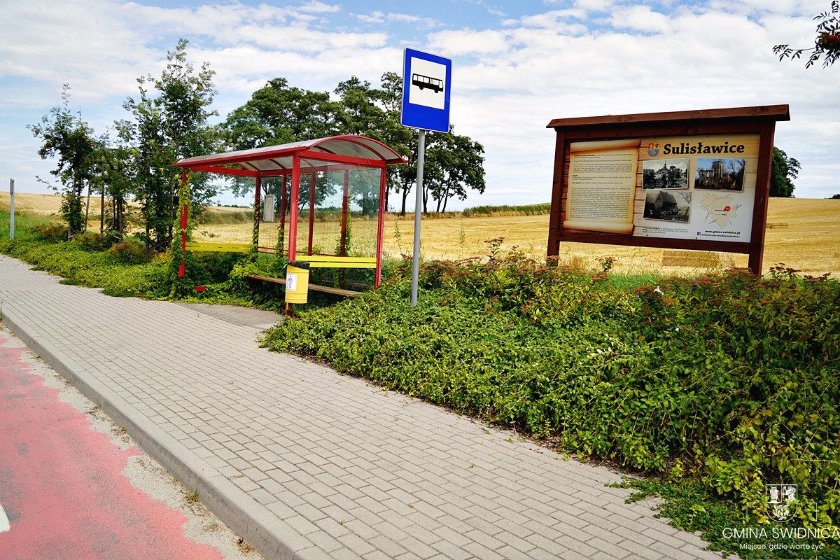 Gmina Świdnica: Zielone przystanki