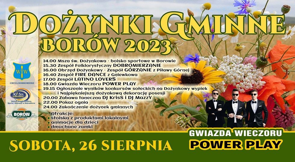 Borów: Dożynki w sobotę