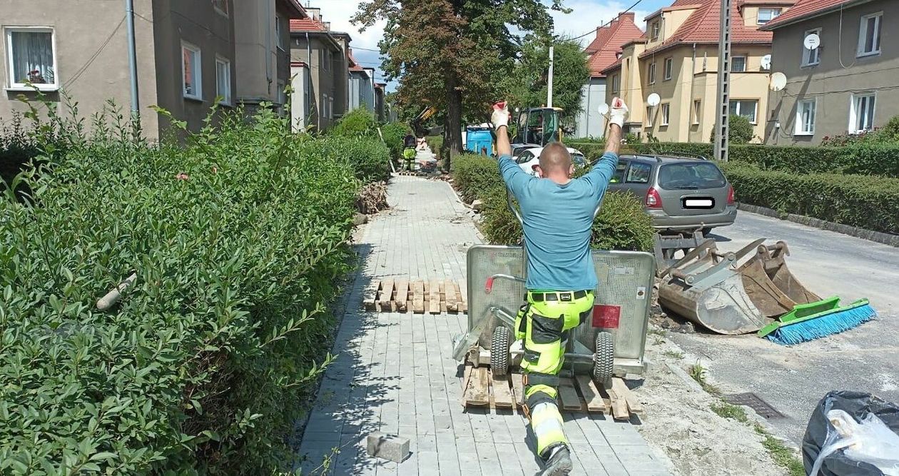 Strzegom: Chodnik już ukończony