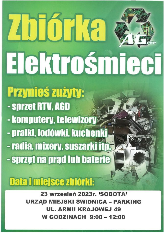 Świdnica: Pozbierają elektroodpady