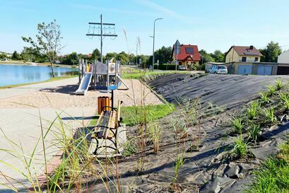 Żarów: Kończą prace nad stawem
