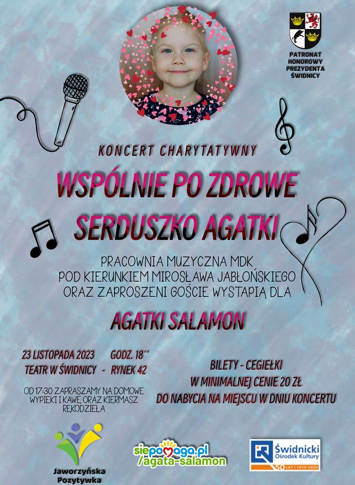 Świdnica: W rytmie cza–cza dla Agatki