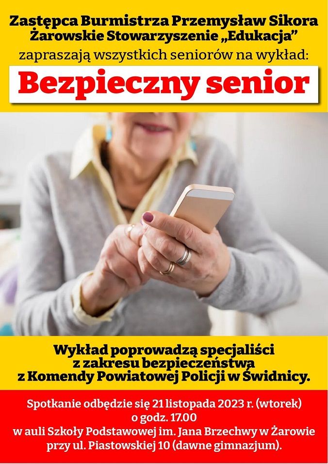 Żarów: Bezpieczny senior