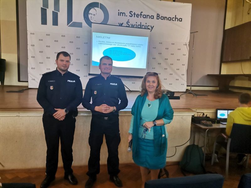 Świdnica: Spotkali się z licealistami