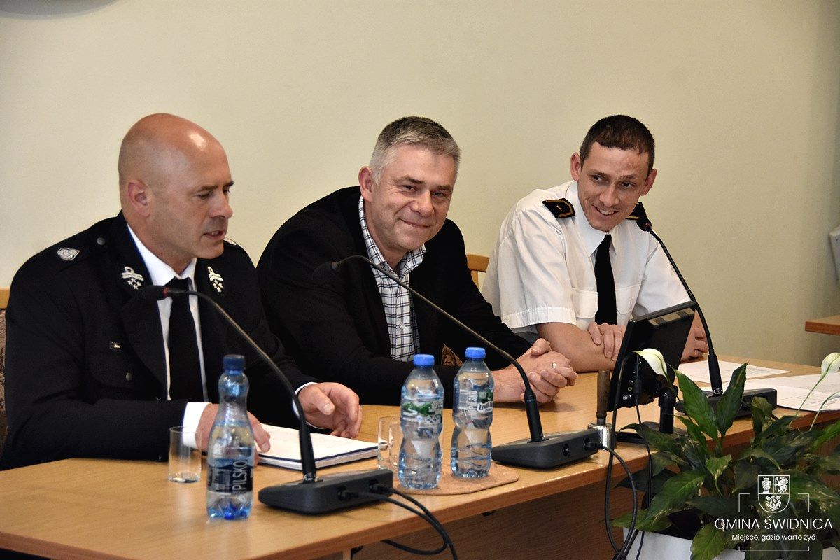 Gmina Świdnica: Wójt spotkał się ze strażakami