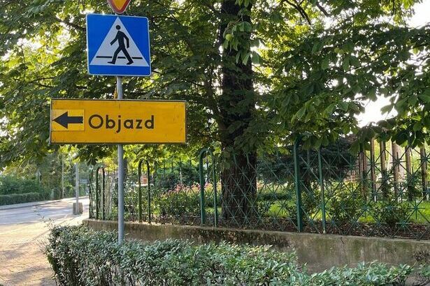 Świebodzice: Prace na ulicy Strzegomskiej