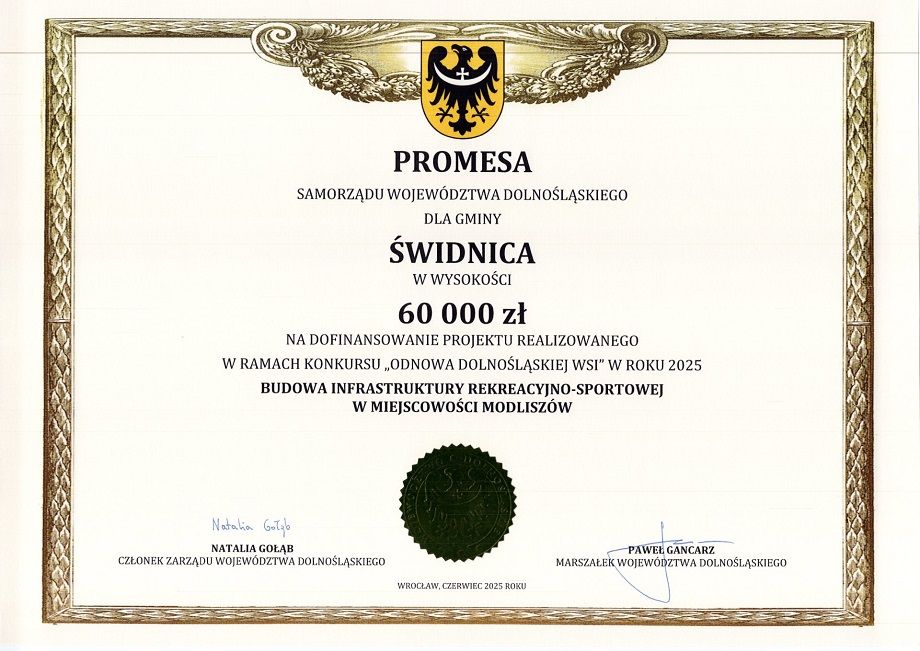 Gmina Świdnica: Dla lokalnej społeczności