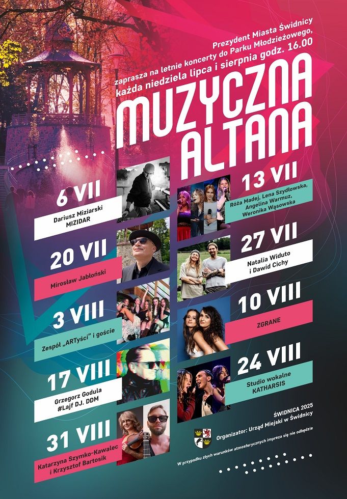 Świdnica: Świdnicka altana pełna muzyki