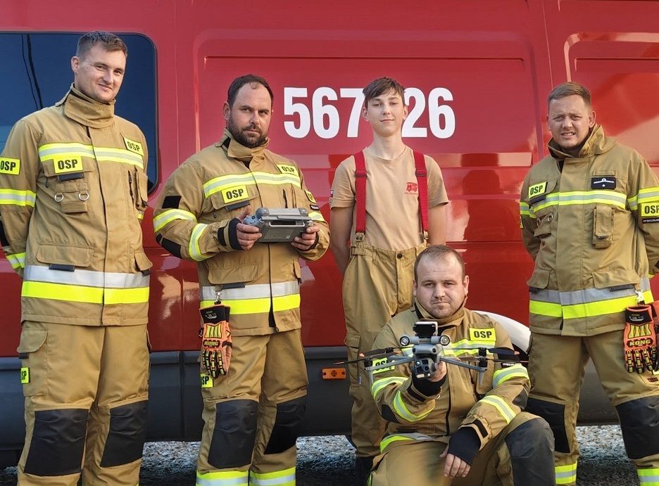 Bolesławice: OSP Bolesławice z dronem