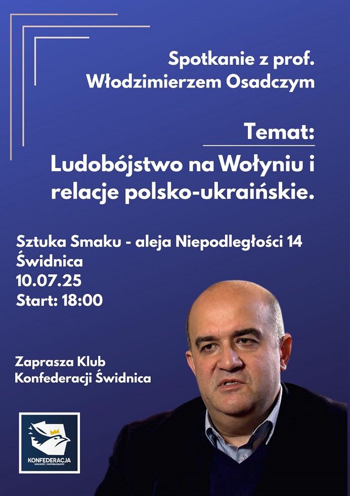 Świdnica: Spotkanie z profesorem Włodzimierzem Osadczym