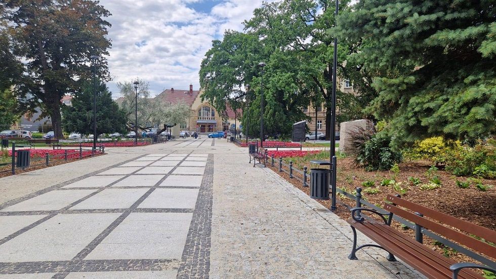 Świdnica: Odnowiony plac Grunwaldzki