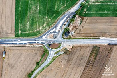 Mielęcin: Ostatni etap budowy ronda