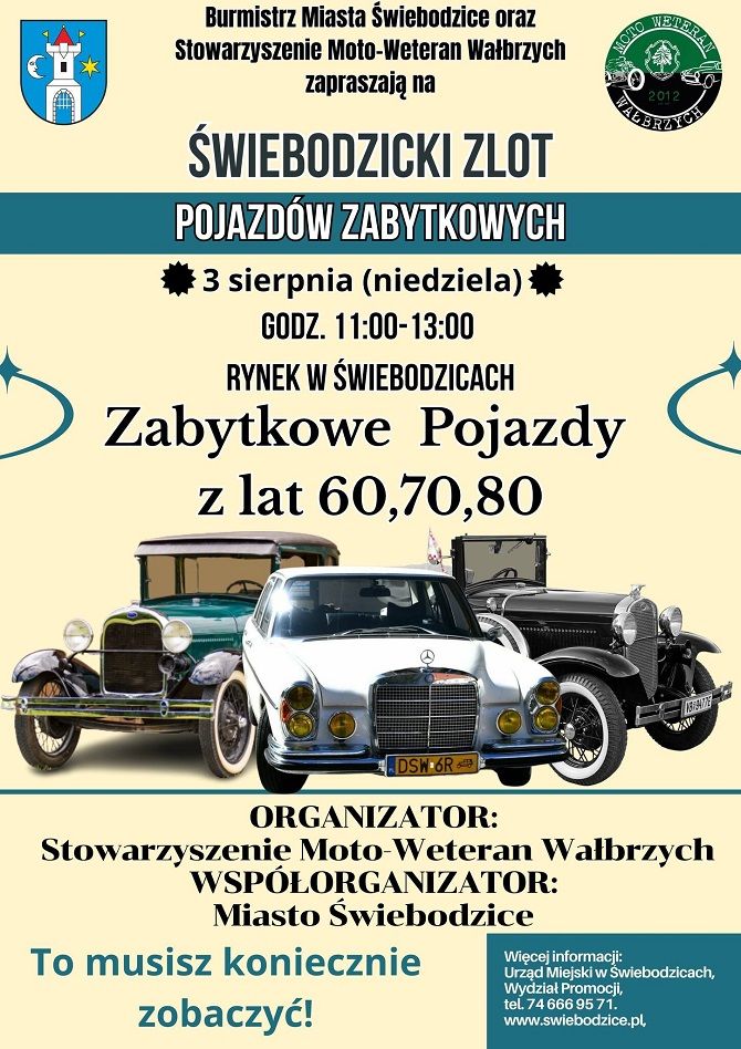 Świebodzice: Zabytkowe pojazdy znów na świebodzickim Rynku