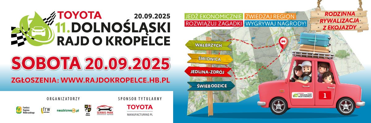 Świdnica/powiat świdnicki: Wkrótce Rajd o Kropelce