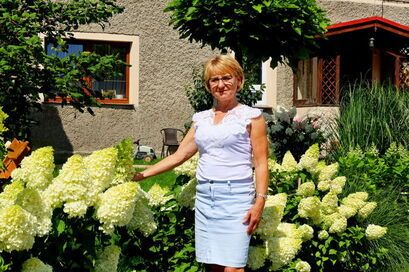 Buków: Ogród pani Elżbiety