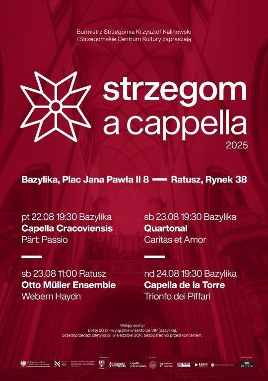 Strzegom: Nadchodzi „Strzegom a Cappella”  2025!