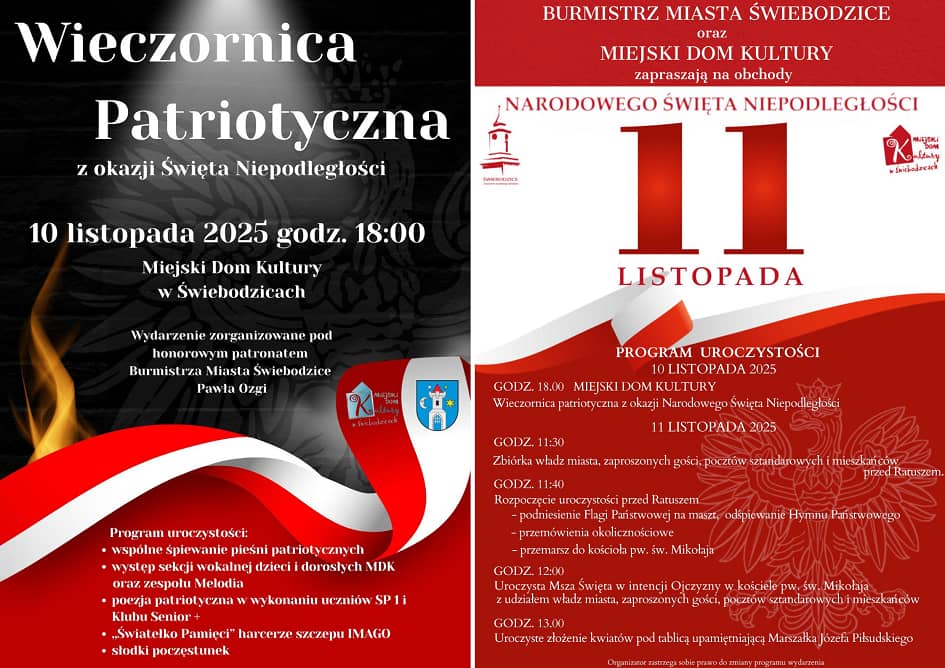 Świebodzice: Święto Niepodległości w Świebodzicach