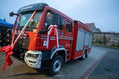Mrowiny: OSP Mrowiny z nowym wozem