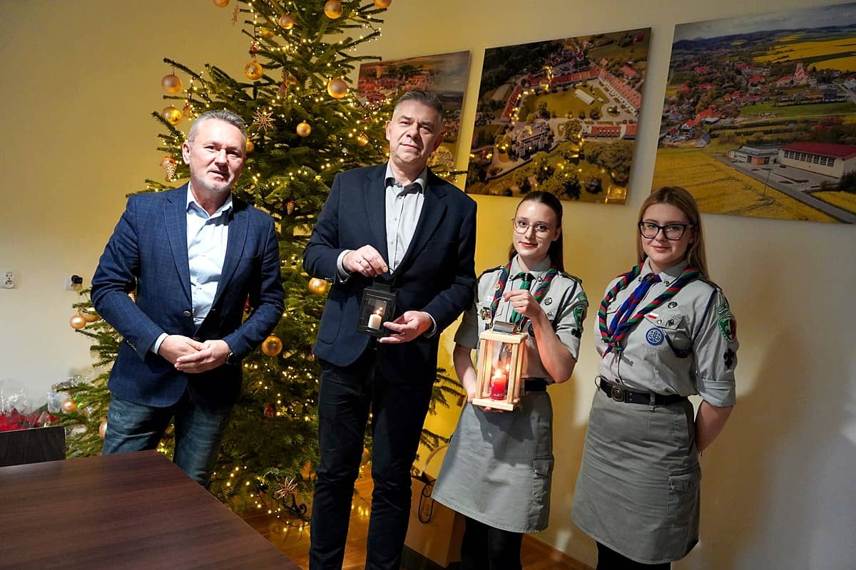 Gmina Świdnica: Betlejemskie Światełko dotarło