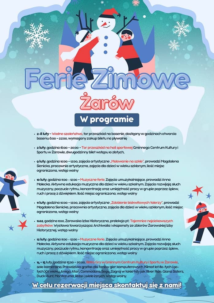 Gmina Żarów: GCKiS zaprasza najmłodszych