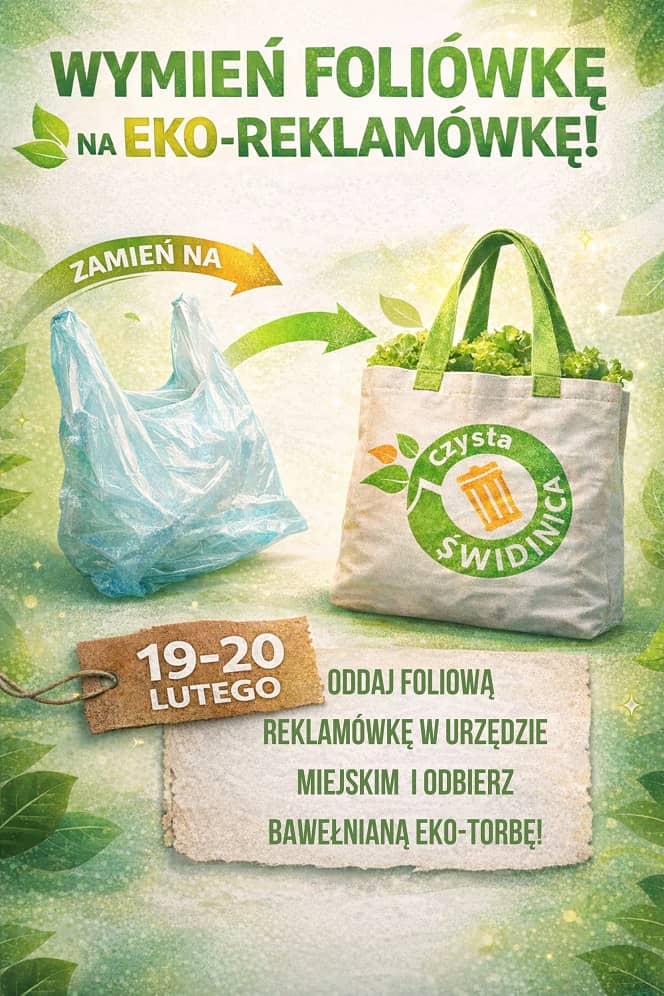 Świdnica: Wymień foliówkę na eko–reklamówkę
