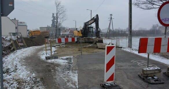 Strzegom: Trwa przebudowa Parkowej