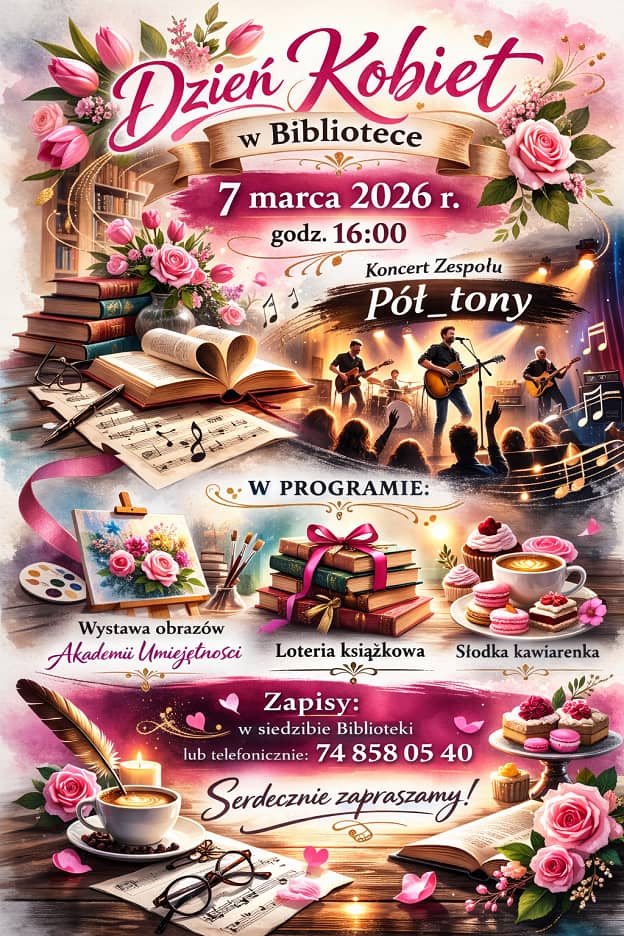 Żarów: Dzień Kobiet w bibliotece