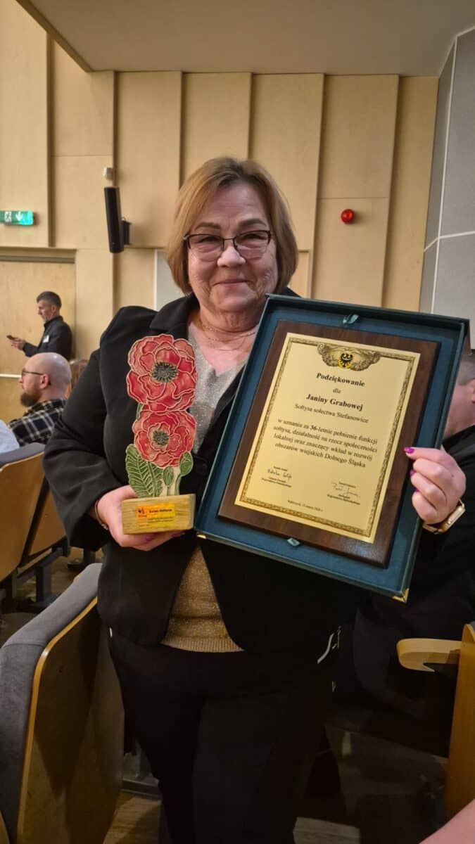 Stefanowice: Wyróżnienie dla Sołtys wsi Stefanowice