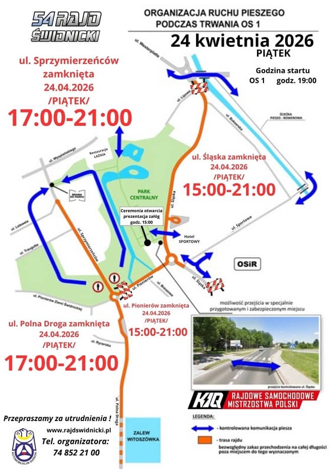 Świdnica: Utrudnienia w ruchu