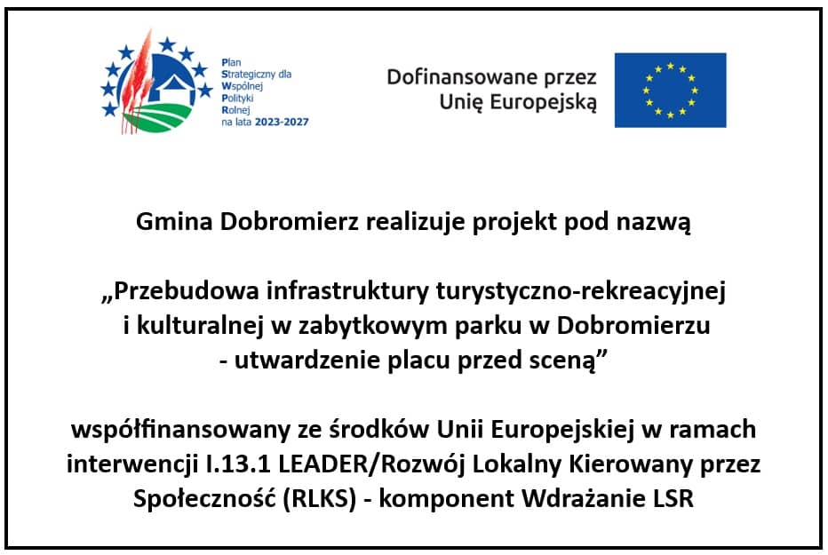 Dobromierz: Odnowią plac przed sceną w Dobromierzu