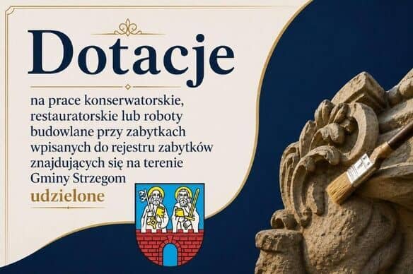 Gmina Strzegom: Dotacje na prace przy zabytkach udzielone