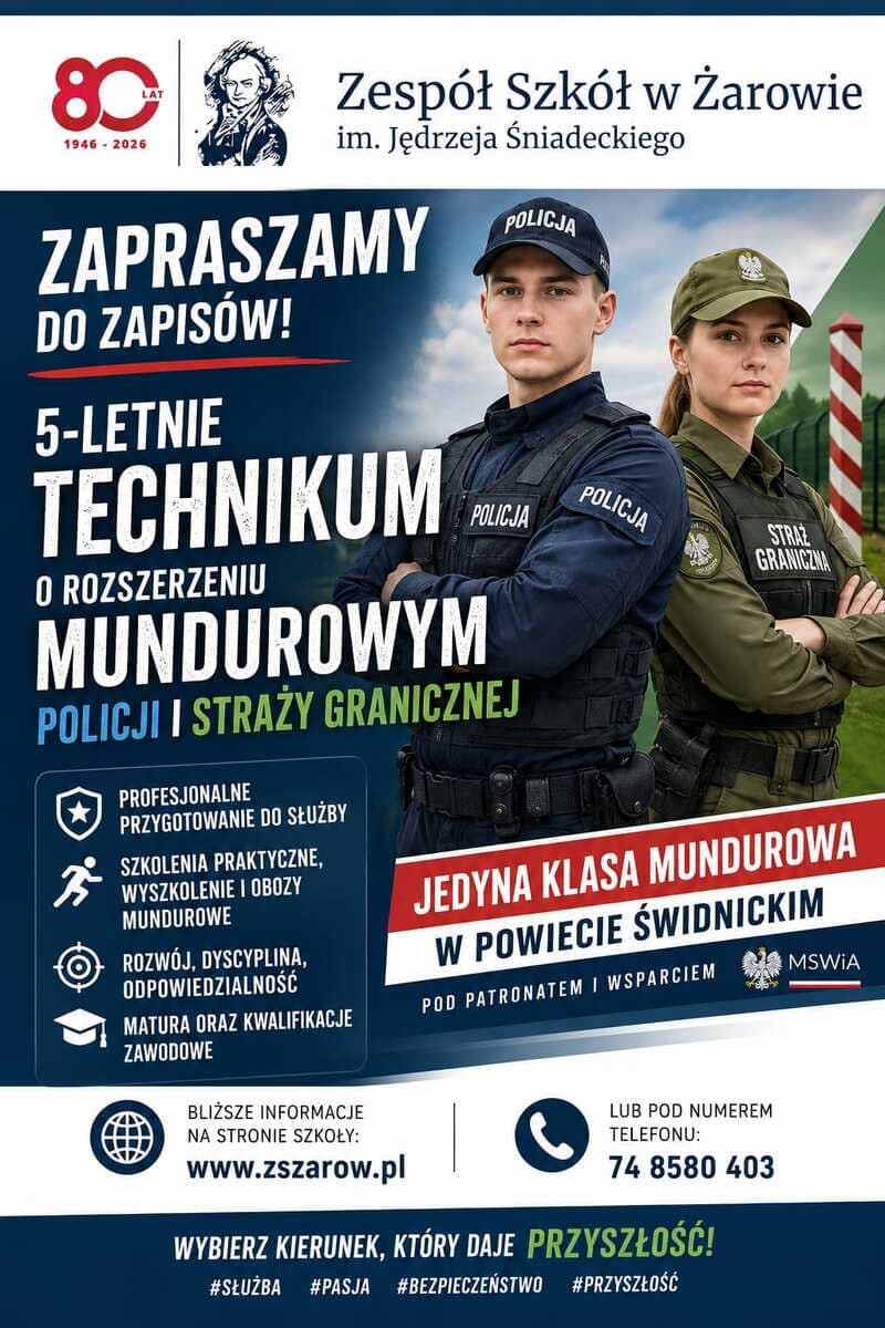 Żarów: Powstaje profil mundurowy